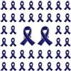 WANDIC Spilla a Nastro, 50 Pezzi, in Metallo, per la consapevolezza del Metallo, Spilla da Bavero, per Gioielli, Decorazione Blu Scuro