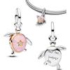 WEIMU Braccialetto di San Valentino per la mamma, con ciondolo in argento S925, per braccialetti con collana europea