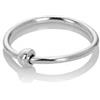 Mia Gioielli - Piercing Naso in Oro 18k (750) Bianco, Anellino Flex ø 8mm - Anallergico Unisex