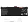ASUNCELL 15.2V/48Wh AC14B8K AC14B3K Batteria del computer portatile per Acer Chromebook 13 15 C810 C910 CB3-531 CB5-571 Aspire R3-131T Aspire 5 A515-51 Swift 3 SF314-51 SF314-52 Nitro 5 AN515-51