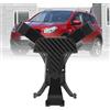AUROLYNNE Supporto per telefono da auto Per Qashqai J10 fibra di carbonio Staffetta per bocchetta di ventilazione