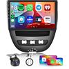 Hodozzy Android Autoradio per Toyota Aygo/Peugeot 107/Citroën C1 2004-2014