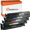 Bubprint 4 Cartucce Toner compatibili per HP 410X CF410X CF411X CF412X CF413X per Color LaserJet Pro M452 M452DN M452DW M452NW MFP M377DW M477 M477FDN M477FDW M477FNW