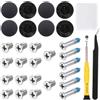 ZHUROUPU 31 PCS Base Inferiore Base in Gomma Custodia e Viti Set di Viti Postato Compatibile per MacBook PRO 13 15 17 A1278 A1286 A1297 (Non per Display Retina) - 1,5 mm Phillips Cazzolottente