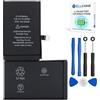 ELLENNE Batteria per Apple iPhone X da 2716mAh con Kit Cacciaviti
