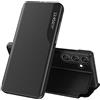 IMEIKONST Custodia per Samsung Galaxy S26 Plus Cover in PU Pelle a Libro Finestra Trasparente con Supporto Caso [Kickstand] Protettiva Flip Folio Bumper Case per Samsung S26 Plus. Nero QH1