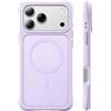 ORNARTO Cover per iPhone 17 Pro Max Magnetica,Traslucida,Lilla Pastello | Protezione Militare,Compatibile con MagSafe,Custodia Opaca Bumper Case Duro,Angoli Guard Ammortizzanti,Protettiva Sottile