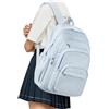 suradar Zaino Scuola Superiore Media per Ragazza, Zaino Multitasche Blu | Zaino Porta PC 15,6 Pollici, Zaini Scuola Impermeabile, Zaino Leggero Scuola Media, School Bag per Ragazzo e Ragazza