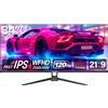 Gawfolk Monitor 34 Pollici IPS, 2560x1080 DFHD, 120Hz, FreeSync, 21:9, (l3s)