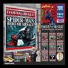 TAKARA TOMY ARTS Poster in tessuto Spider-Man PARTE.2 completo 8 SET capsule giocattolo Gacha ...