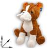 PELUCHE CANE BULLDOG OCCHIONI CM 60