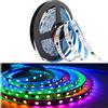 Tesfish 12V WS2811 Striscia LED, RGB Pixel Strip 5m 300 LEDs IP30 PCB Bianco Pieno di Colori Indirizzabile Individualmente Nastri Intelligente Esterna 1 Controllo IC 3 LEDs Strisce