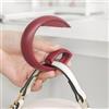 ZAAWUUT Ganci pieghevoli da scrivania, confezione da 2 ganci per asta, porta borsa, gancio per zaino, decorazione per appendere oggetti, per casa, armadio, tavolo pubblico (rosso)