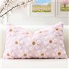 Artscope 1 Pezzi Primavera Estate Federe in Lana Corta Velluto Copricuscini Morbido Decorativo Fodere per Cuscino Lusso Stile per Divano Camera da Letto Fiori Rosa 40x60 cm