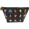 Pokemon Sacchetto Cosmetico a Forma di Barca Silhouette Colorato H12 x L20 x ...