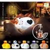 Lampada portatile gatto set completo completo 5 capsule giocattolo Gacha NUOVO