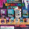 Distributore automatico bevande mascotte grafica set completo 5 capsule gioca...