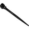 DAKCOS Chiave a cricchetto per ponteggi, in acciaio, 19 x 24 mm, colore: nero