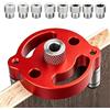 VOBOR Posizionatore di Perforazione, 3/4/5/6/7/8/9/10mm Dima per Fori Legno, Guida per Trapano Tassello Per Legno Massiccio, Duro