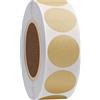HYBSK Hylabelest - Etichette adesive rotonde in carta kraft, 2,5 cm, per imballaggio, artigianato, bomboniere, etichette, 1000 pezzi in totale per rotolo (2,5 cm)