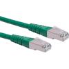 Roline cat6 s/ftp pimf cu cavo ethernet verde 7m