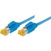Tecline Cavo patch S/FTP, PiMF, Cat 6a, blu, 10,0 m Per 10 Gigabit/s, senza alogeni, con cavo Draka e connettori Hirose TM31 (denominazione precedente S/STP) (72210B)