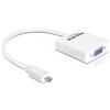 DELOCK Micro HDMI ad alta velocità D-St.>VGA-Bu. [wh]