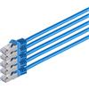 S-CONN maximum connectivity Cavo patch RJ45 con cavo CAT 7 grezzo PIMF blu 2 m