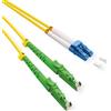 ROLINE cavo in fibra ottica duplex 9/125µm OS2, LSH APC / LC UPC, LSOH, giallo, 2 m