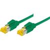 EXC Cavo patch S/FTP, PiMF, Cat 6a, verde, 10,0 m Per 10 Gigabit/s, senza alogeni, con cavo Draka e connettori Hirose TM31 (denominazione precedente S/STP) (72210G)