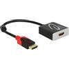 DELOCK Adapter Displayport -> HDMI-Buchse schwarz 20cm Kabel