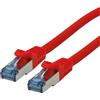 ROLINE Cavo patch ROLINE S/FTP cat. 6a, livello componente, 10m, LSOH, rosso (21.15.2817)