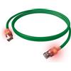 EasyLan Cavo patch EasyLan DualBoot LED RJ45 S/FTP Cat.6A (Classe EA), con connettore saCon, LSOH, verde, 10 m