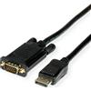 ROLINE Cavo ROLINE DisplayPort-VGA, DP ST - VGA ST, nero, 5 m