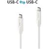 PureLink Cavo USB-C iSeries, da USB-C a USB-C, 3.1, Gen 2, 10Gbps, bianco, 1,0 m