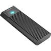 InLine - Speichergehäuse - M.2 - M.2 Card (PCIe NVMe & SATA) - USB 3,2 (Gen 2) - Schwarz (00031H)