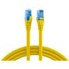 efbe Schott EFB-Elektronik Cavo patch RJ45 Cat.6A U/UTP LSZH Premium 500MHz giallo 10m Produttore: EFB Elektronik (K8109GE.10)