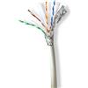 Pricenet Cavo di rete Rotolo | CAT6a | Solido | S / FTP | Rame | 100.0 m | Interno | Tondo | LSZH | Grigio | Confezione regalo