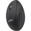 Perixx PERIMICE-719L, piccolo mouse ergonomico, per mancini, senza fili, nero