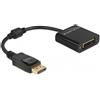 Delock Adattatore DELOCK DisplayPort 1.2 maschio a DVI femmina