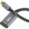 Sonero Adattatore SONERO USB-C/HDMI, 4K60, 18 Gbps, maschio/femmina, grigio/nero, 10 cm