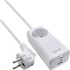 InLine Adattatore di alimentazione USB InLine - Caricabatterie GaN - 2x USB-C - 1x USB-A - con presa di messa a terra - caricatore (31518I)