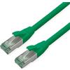 ROLINE RM S/FTP Cavo patch Cat6A/Kl.EA TPE gruen 10m