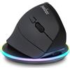 Perixx PERIMICE-715 RX, mouse verticale ricaricabile senza fili, per destrimani