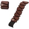 LIVENESS Coppia Fasce di Resistenza in Silicone 2x900g, colore chocolate