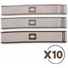 TOORX PROFESSIONAL LINE Set risparmio con 10 Kit da 3 Elastici ad Anello Gluteus Band in Tessuto - Disponibili da Giugno