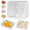 LAIKAIEU Macchina Gelatiera Istantanea Con 2 Spatole, Padella Per Gelato DIY Rolling Ice Cream Maker Per Adulti E Bambini, Per Panna Fatta in Casa, Yogurt Gelato, Sorbetto (Bianco,26 * 21CM)