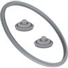 ALGOMAS® Confezione di guarnizione e 2 guarnizioni indicatore di cottura WMF | Gomma pentola wmf perfect | Guarnizione in gomma | ricambi pentola wmf perfect | WMF perfect plus | Pentola wmf perfect |