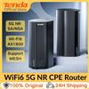 Tenda Router Wi-Fi 6 Tenda 5G SIM AX1800 AX3000, Modem CPE Wireless, Hotspot WiFi 5G/4G/3G Multi-Mode, Router Mesh 2.4Ghz 5Ghz 5G