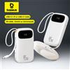 Baseus 45W 20000mAh Power Bank 10000mAh USB-C retrattile integrato e cavo Lightning per iPhone 17 16 15 Samsung S25 Xiaomi Poco